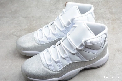SILVER - WHITE METALLIC 11 JORDAN RETRO 1127